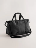 Black Rubberised Weekend Holdall Bag