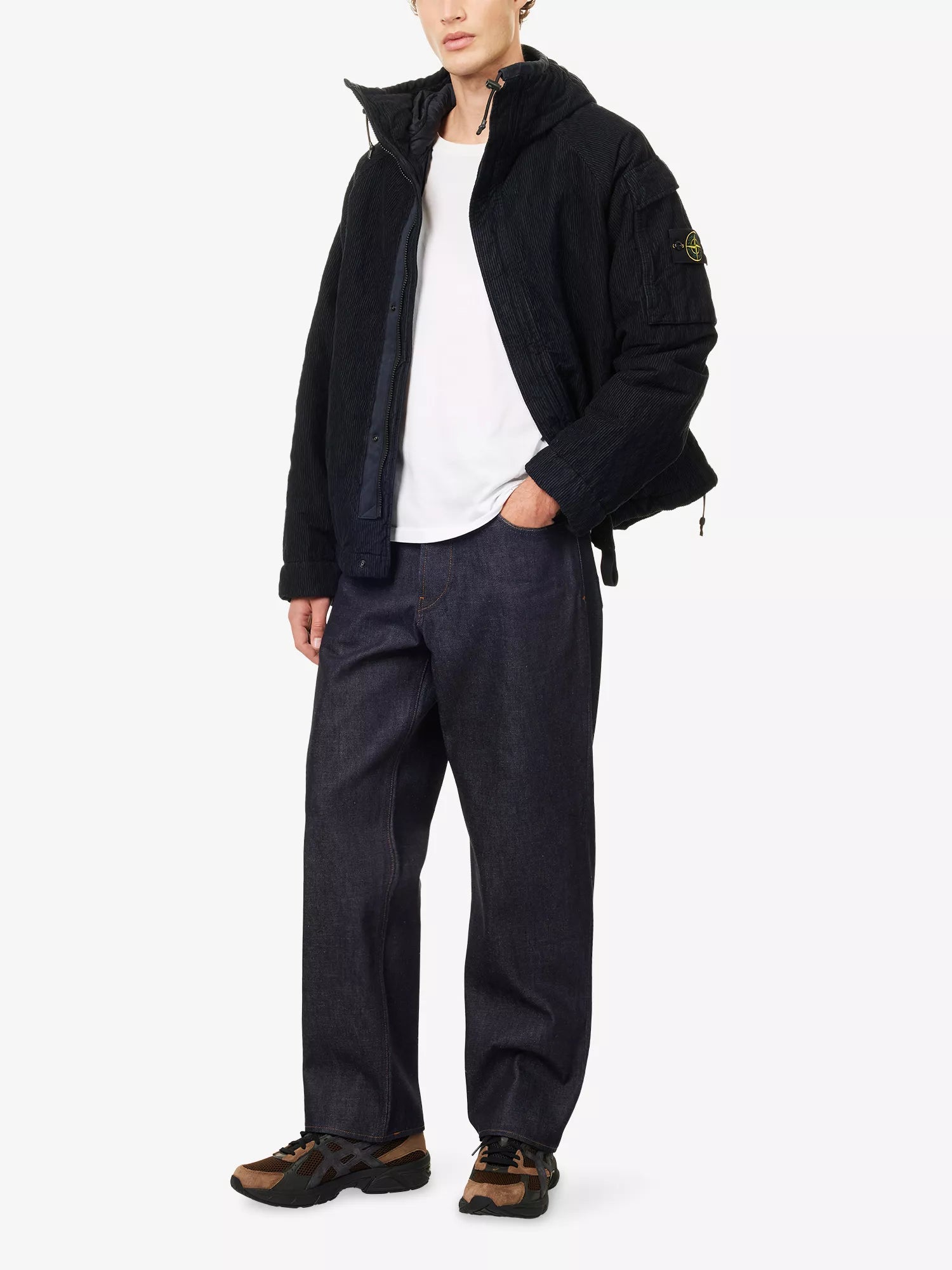 Raw Loose-Fit Denim Jeans