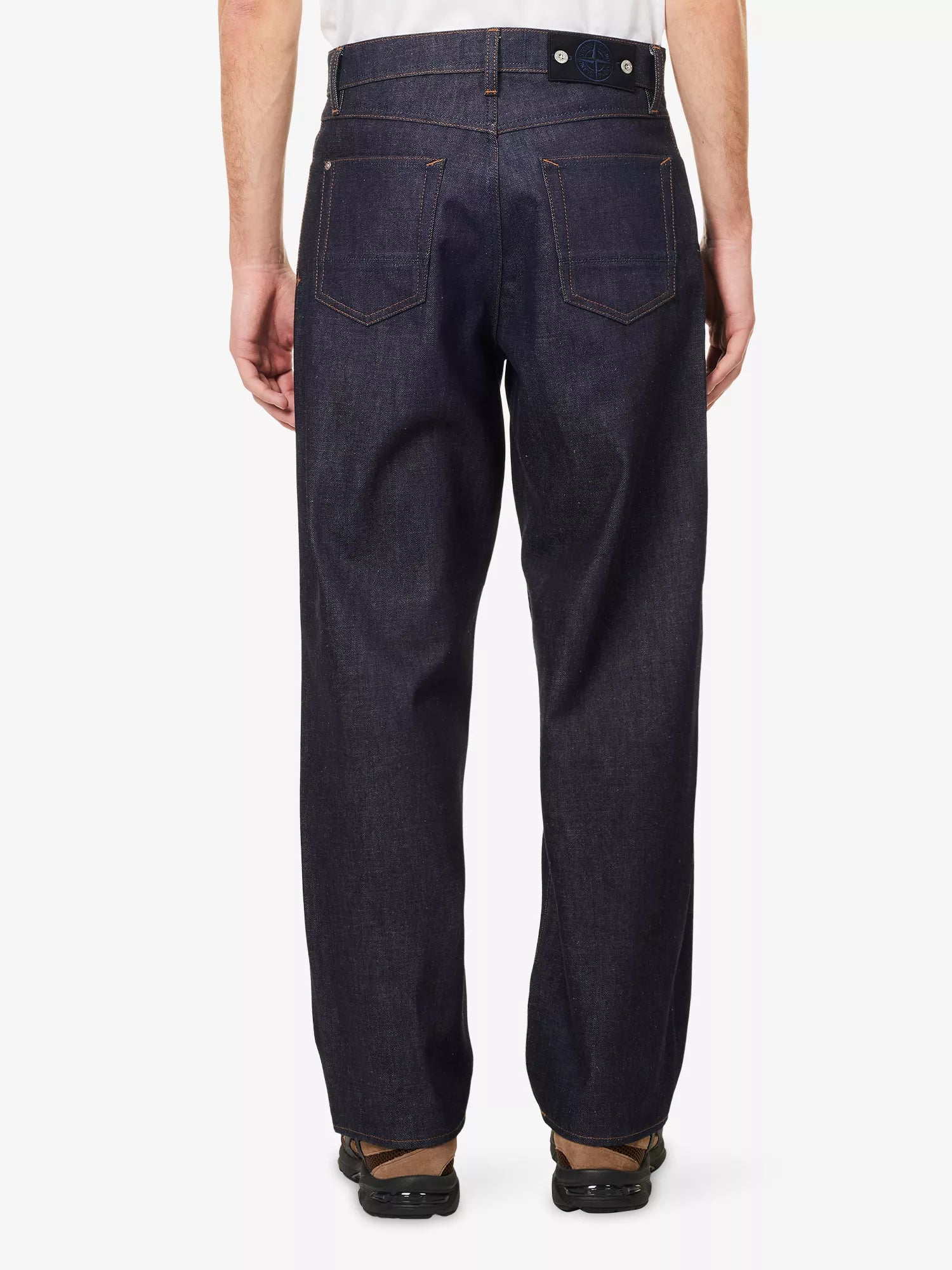 Raw Loose-Fit Denim Jeans