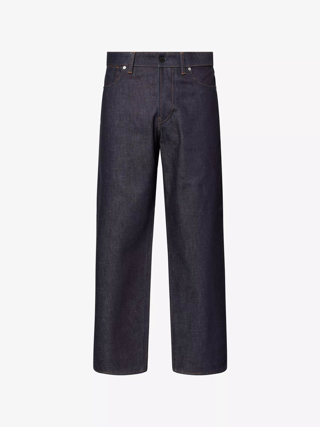 Raw Loose-Fit Denim Jeans