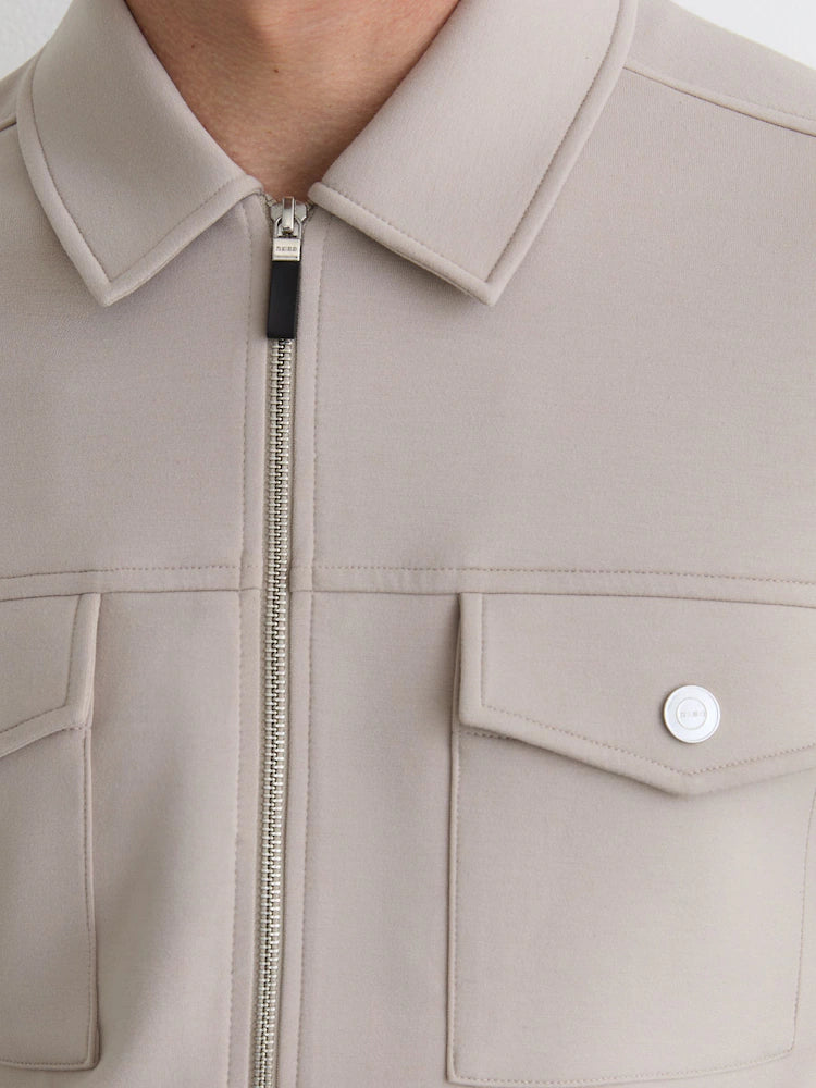 Medina Premium Interlock Zip-Through Overshirt