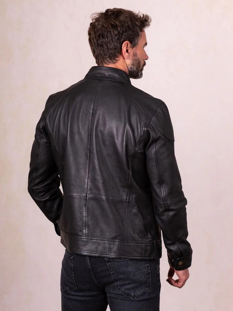 Leather Black Burnmoor Jacket