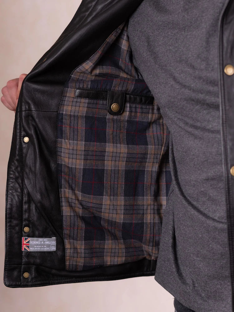 Leather Black Burnmoor Jacket