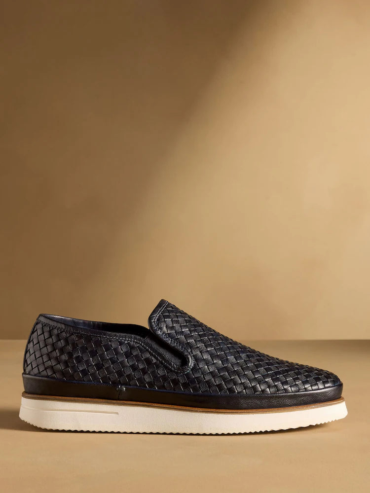 Navy Sanmarino 2 Slip-On Trainers