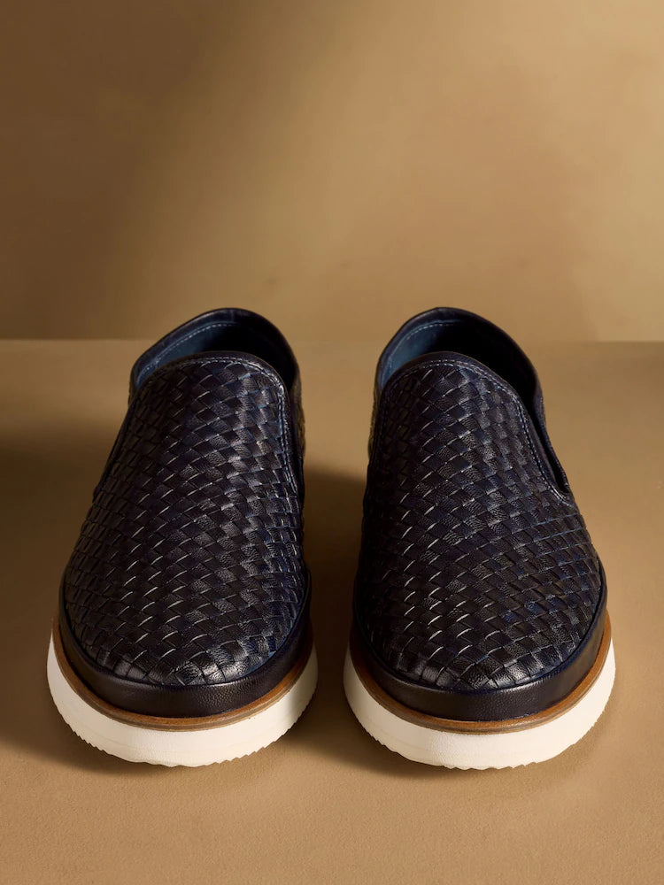 Navy Sanmarino 2 Slip-On Trainers