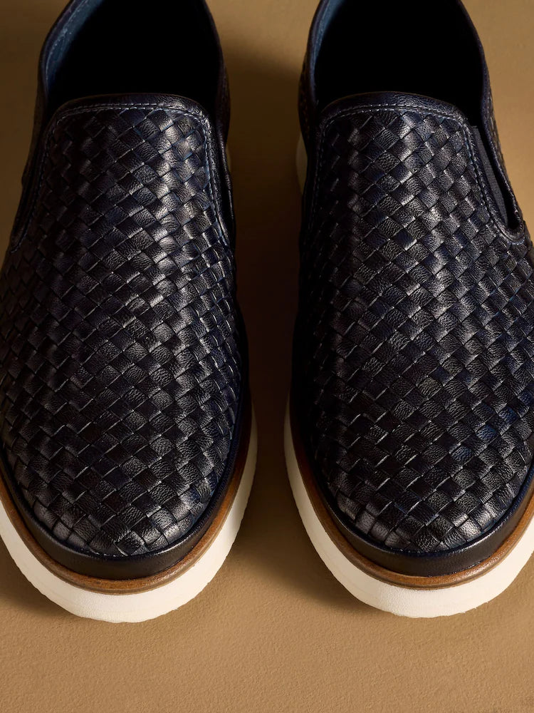 Navy Sanmarino 2 Slip-On Trainers